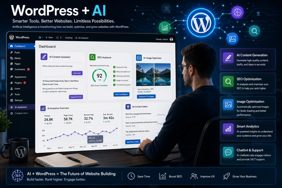 Artificial intelligence integrated into the WordPress ecosystem.